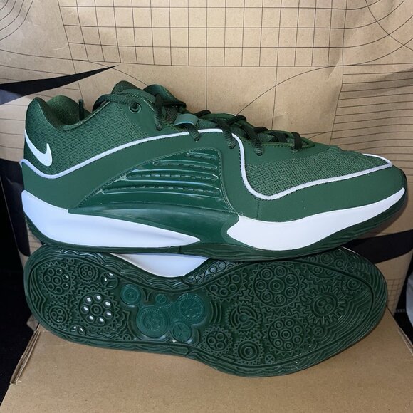 NEW Nike KD 16 TB Promo Gorge Green White FN7091-301 Men\'s Size 12.5